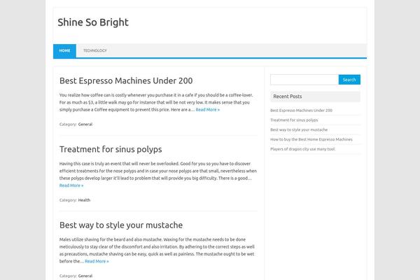 Iconic One theme site design template sample