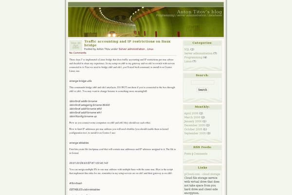 Connections theme site design template sample