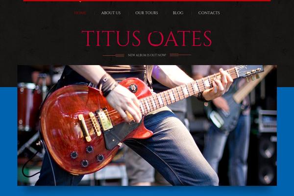 Cherry Framework theme site design template sample