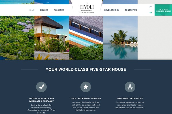 tivoliecoresidencespraiadoforte.com site used Tivoli