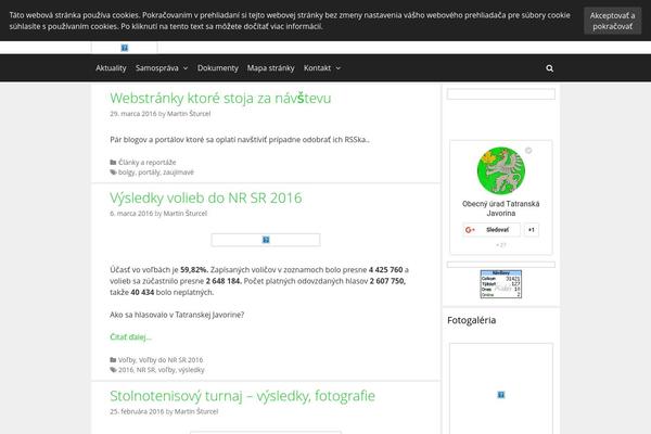 tjavorina.eu site used Obcms