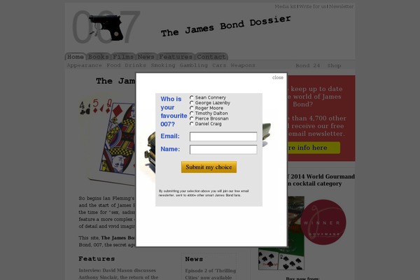 Site using Jquery-manager plugin