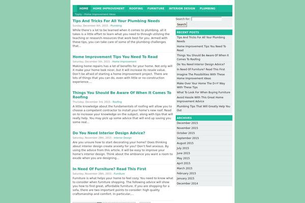 Flat728 theme site design template sample