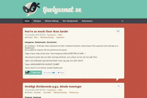 Twentythirteen Child theme site design template sample