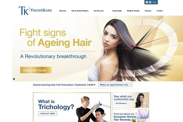 tk-hair.com site used Trichokare