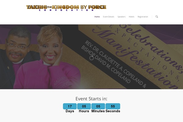 tkbfconference.org site used Salient