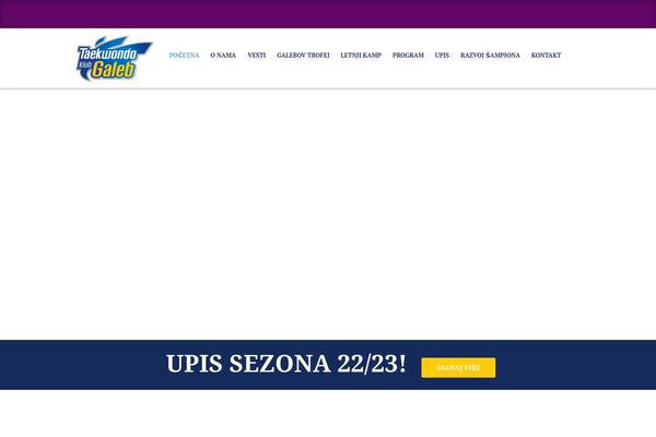 Samurai-school theme site design template sample