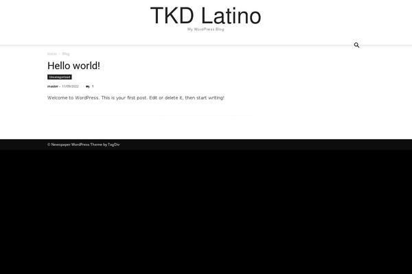 tkdlatino.com site used Newspaper Child