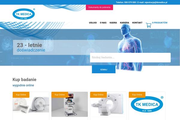 Blade theme site design template sample