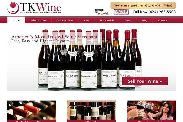 tkwine.com site used Tkwine