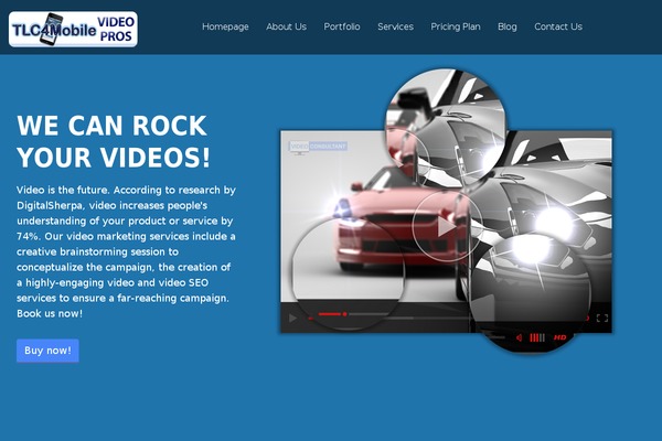 tlc4mobile.com site used Videoportfoliopro