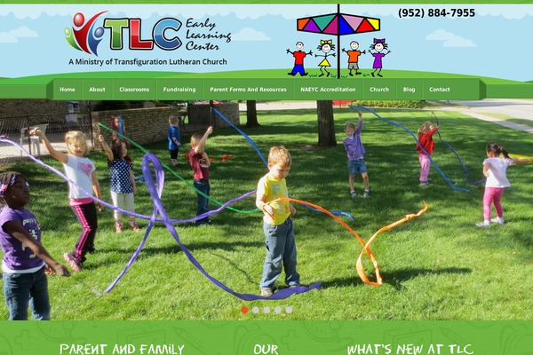 Tlc theme site design template sample