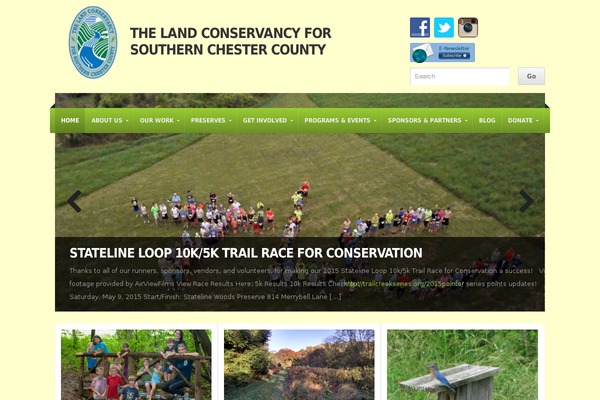NonProfit theme site design template sample