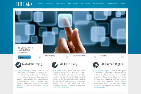 Touchsense theme site design template sample