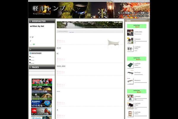 Original theme site design template sample