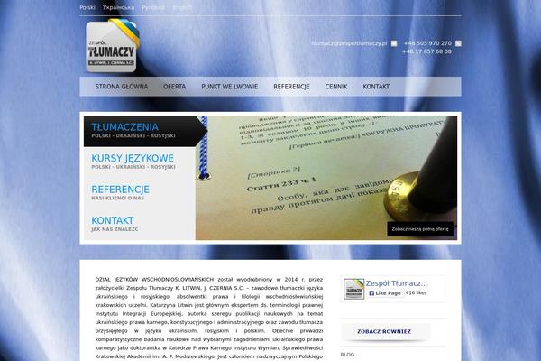 tlumacz-ukrainskiego.pl site used Fancytheme