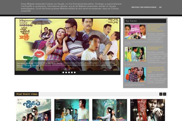 SaladMag theme site design template sample