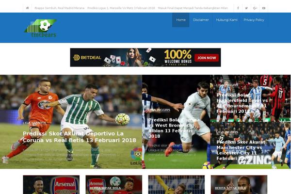 The NewsMag theme site design template sample