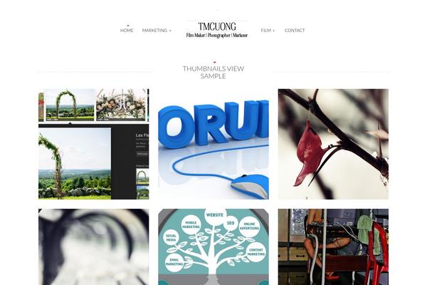 Tripod theme site design template sample