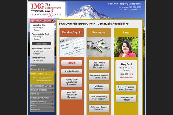 tmgassociation.com site used Tmg