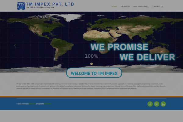 Onetake theme site design template sample