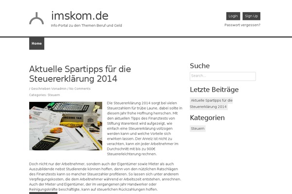 Wishbone theme site design template sample