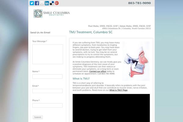 tmjtreatmentsc.com site used Bangkok Press v1.12