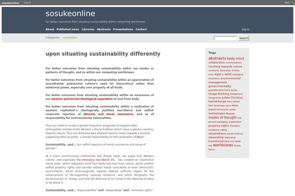 Carrington Blog theme site design template sample