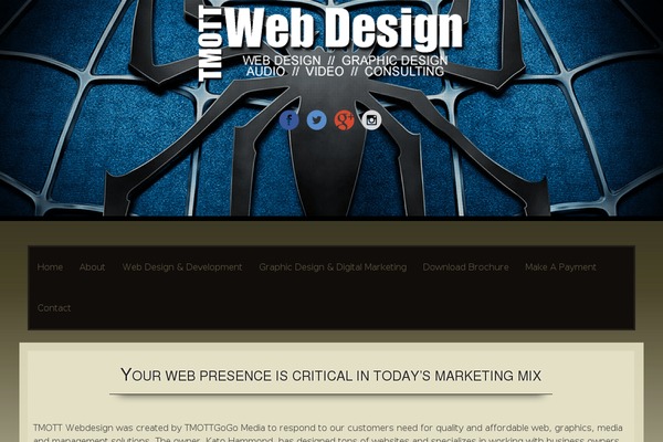 WordPress website example screenshot