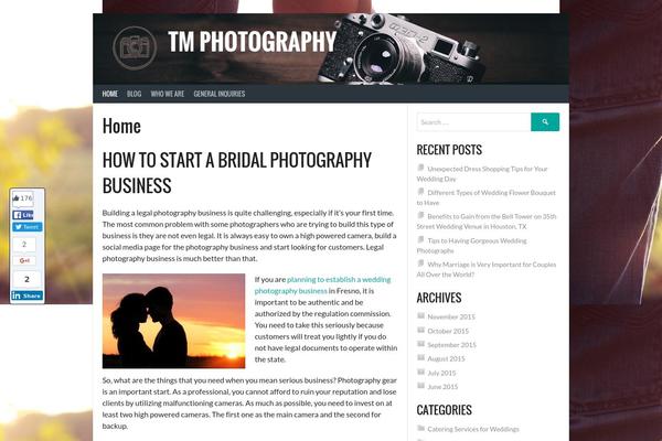 Rookie theme site design template sample