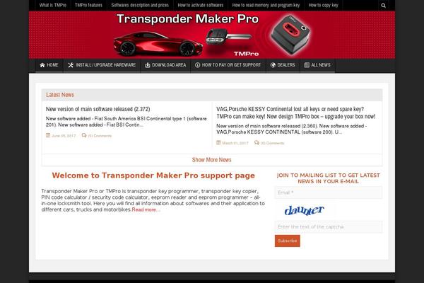 Site using Mailster plugin