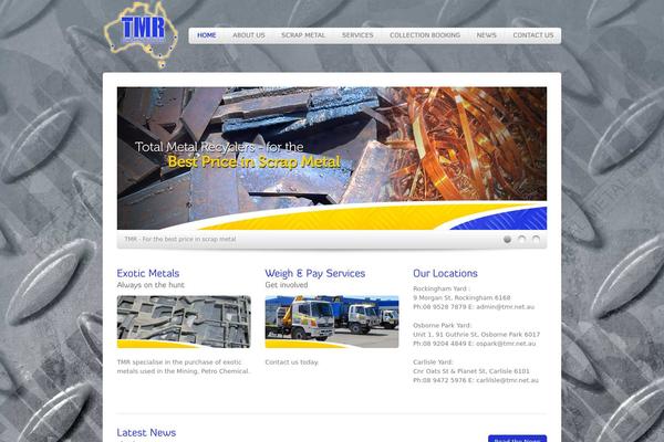 Breeze theme site design template sample