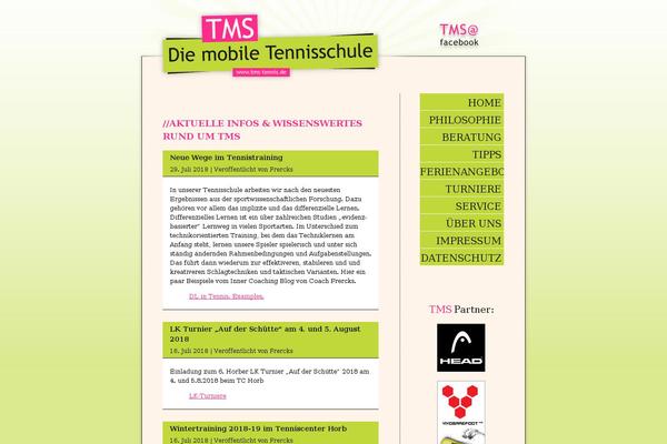 Tms theme site design template sample