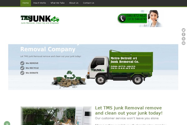 JustLanded theme site design template sample