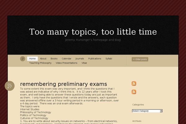 Quintus theme site design template sample