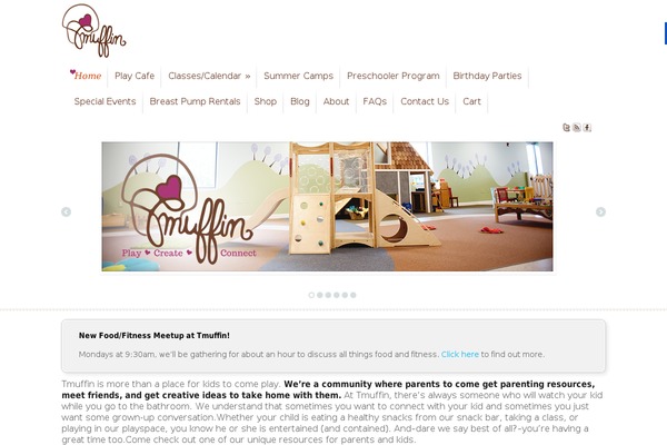 Feather theme site design template sample