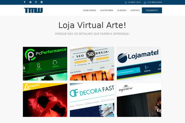 Creativity theme site design template sample