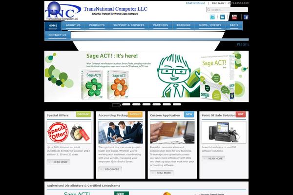 Balance theme site design template sample