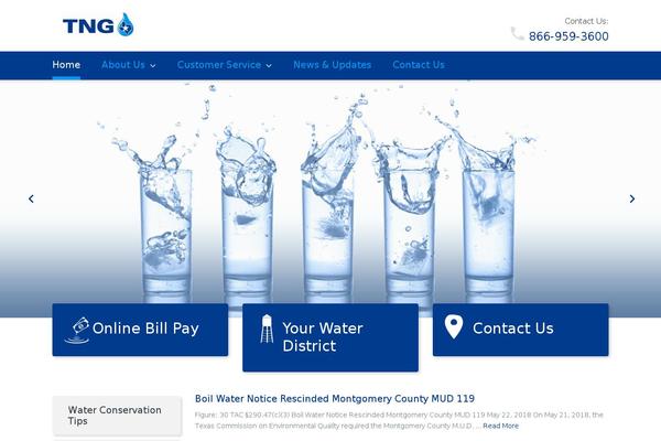 Wellspring theme site design template sample