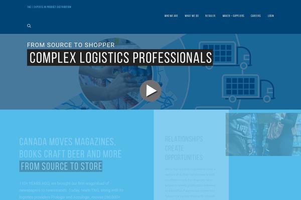 Mint theme site design template sample
