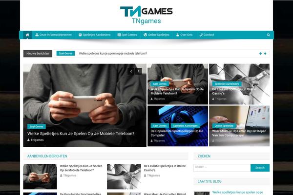 News Portal theme site design template sample