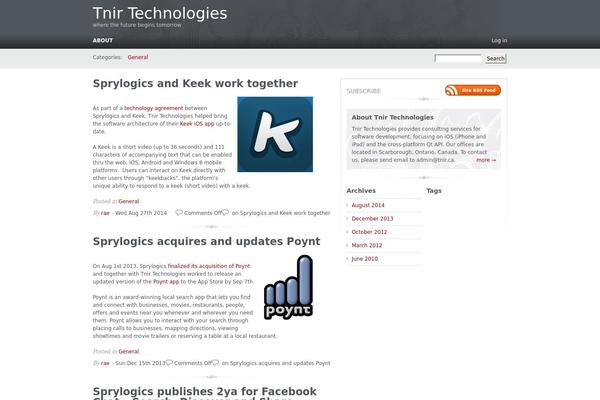 Carrington Blog theme site design template sample