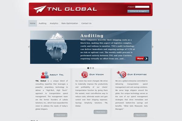 Minimal theme site design template sample