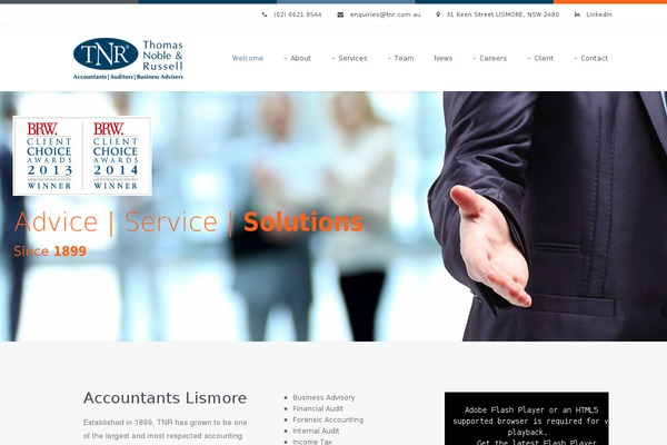tnr.com.au site used Tnr