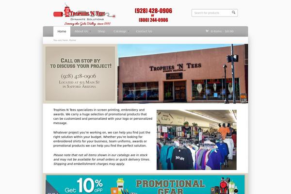 Wootique theme site design template sample