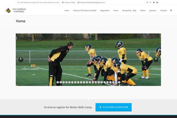 Highend theme site design template sample