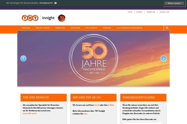tnt_innight theme websites examples