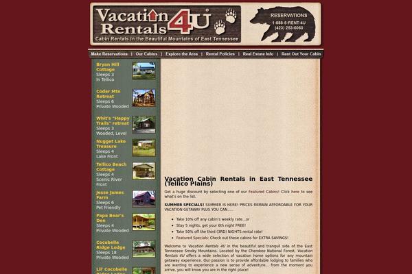 Default theme site design template sample