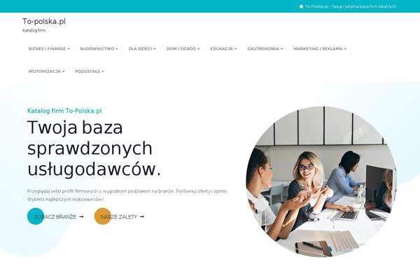 Bizberg theme site design template sample