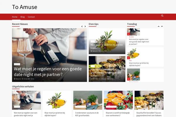 CoverNews theme site design template sample